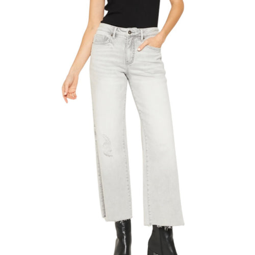 MICA MTT-W3280 Arsenic Mid Rise Wide Leg Tummy Tuck