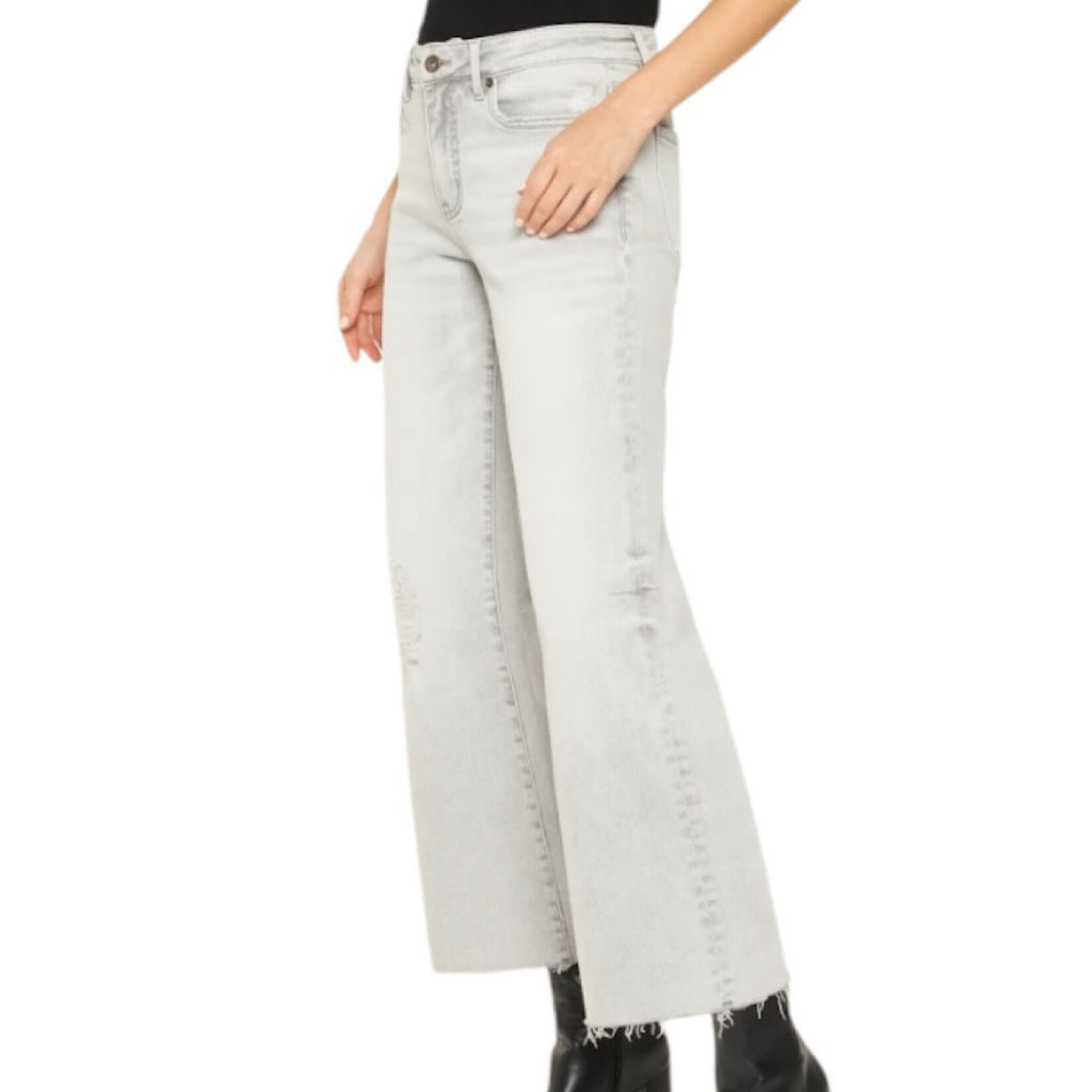 MICA MTT-W3280 Arsenic Mid Rise Wide Leg Tummy Tuck
