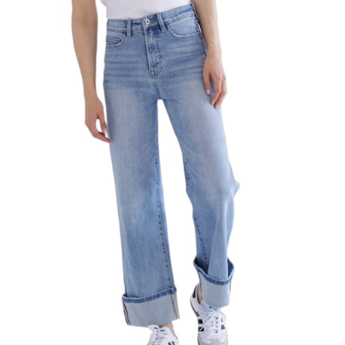MICA MTT-W3373LT Super High Wide leg With Cuffed Hem