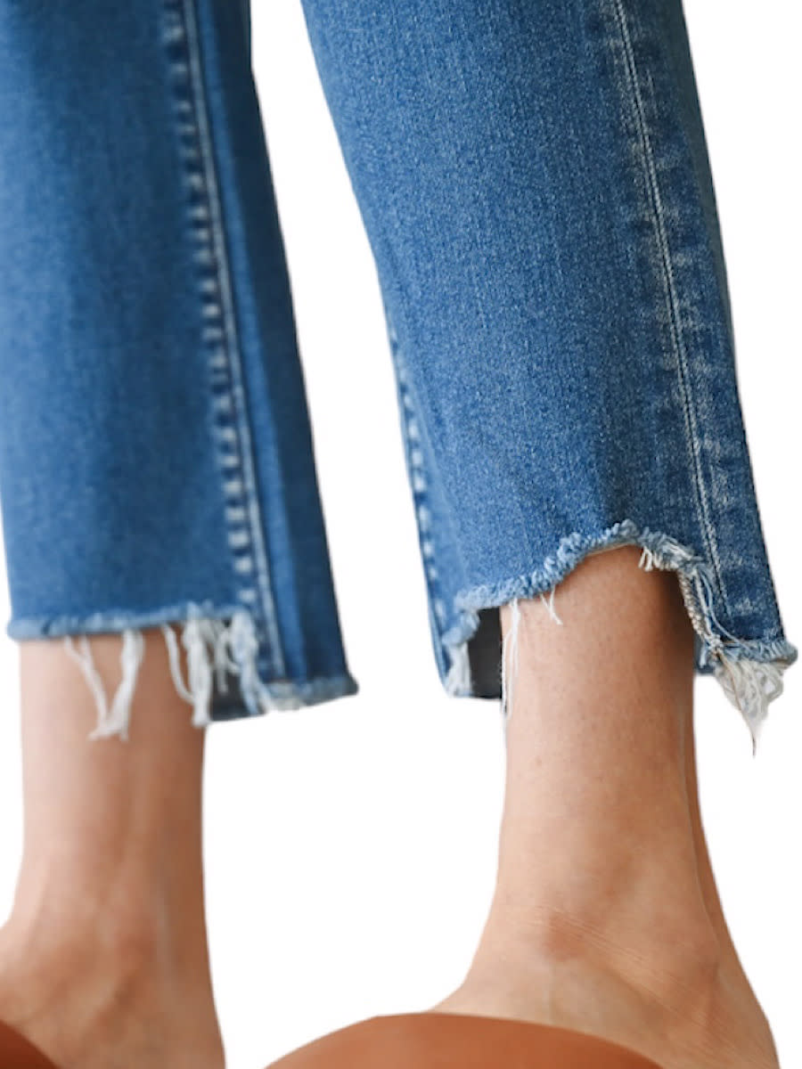 MICA MDP-T1280 Super High Rise Straight Leg With Step Hem